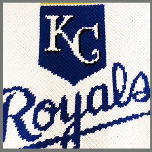 Kansas City Royals MLB Team Logo C2C Crochet Graphgan
