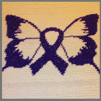 Custom Awareness Butterfly Single Crochet Graphgan