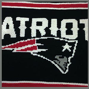New England Patriots NFL Team Logo C2C Crochet Graphgan