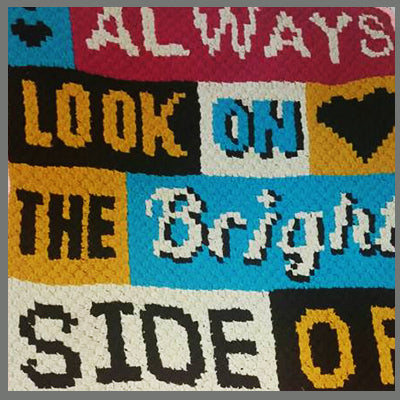 The Bright Side of Life Inspirational Quote C2C Graphgan