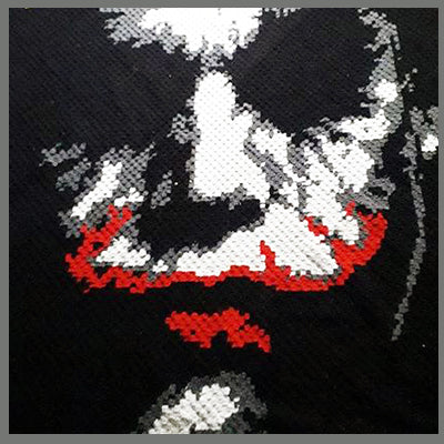 The Joker Blackout C2C Crochet Graphgan – Acrylic Stew