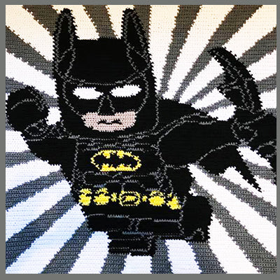 Lego Batman Single Crochet Graphgan