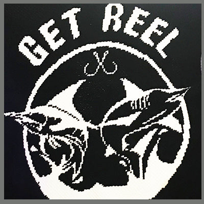 Custom Get Reel Logo C2C Crochet Graphgan