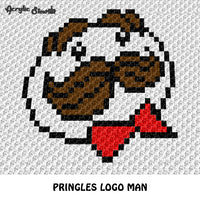 Custom Coca Cola Nutella McDonald's Pringles Ale 8 Reese's Logo Collage crochet blanket pattern; c2c, cross stitch graph; instant download