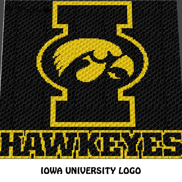 Iowa University Hawkeyes College Logo crochet graphgan blanket pattern – Acrylic Stew iowa-university-hawkeyes-college-logo-crochet-graphgan-blanket-pattern-acrylic-stew