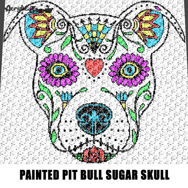 Canine Sugar Skull Designs : sugar skull design